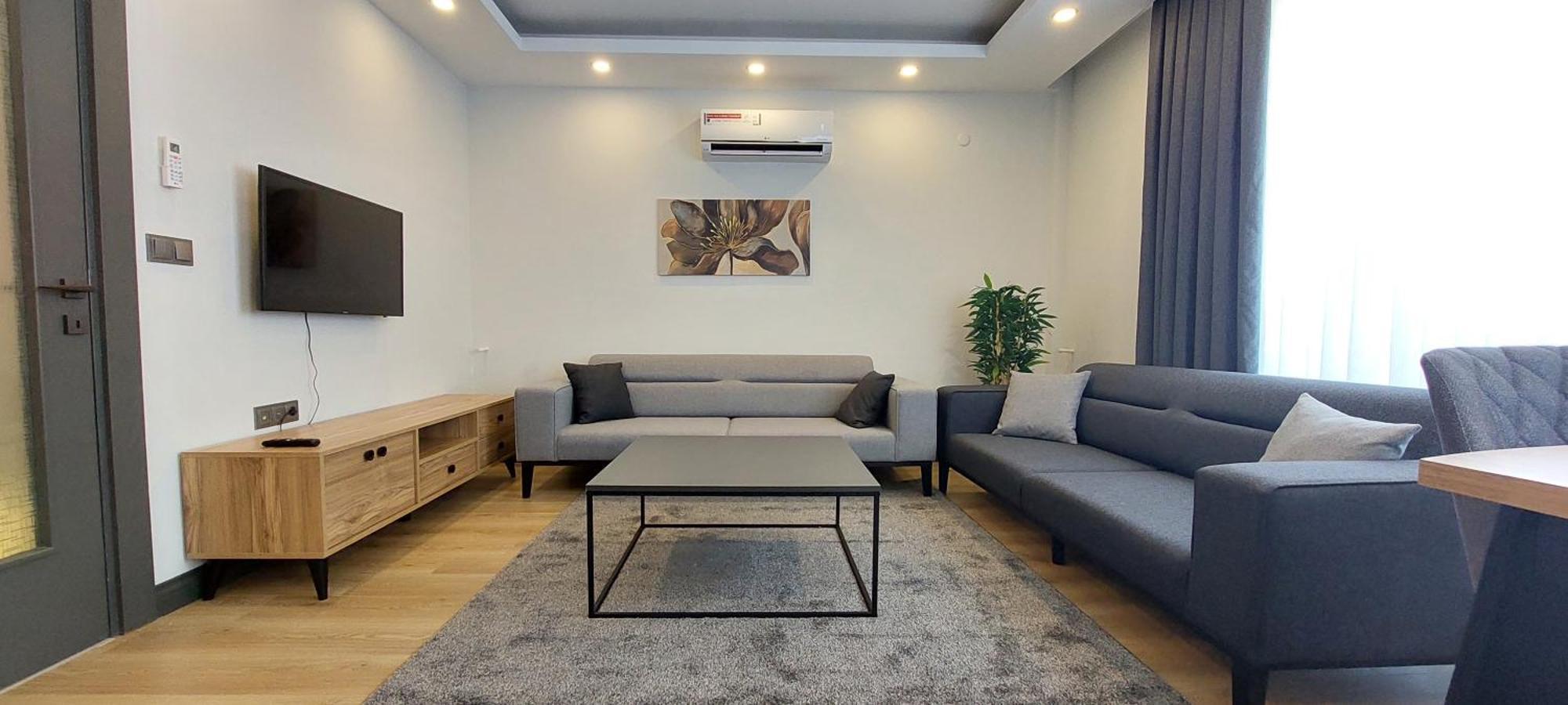 New Flat With Big Living Spaces 4 Near By Lara Apartment Antalya
