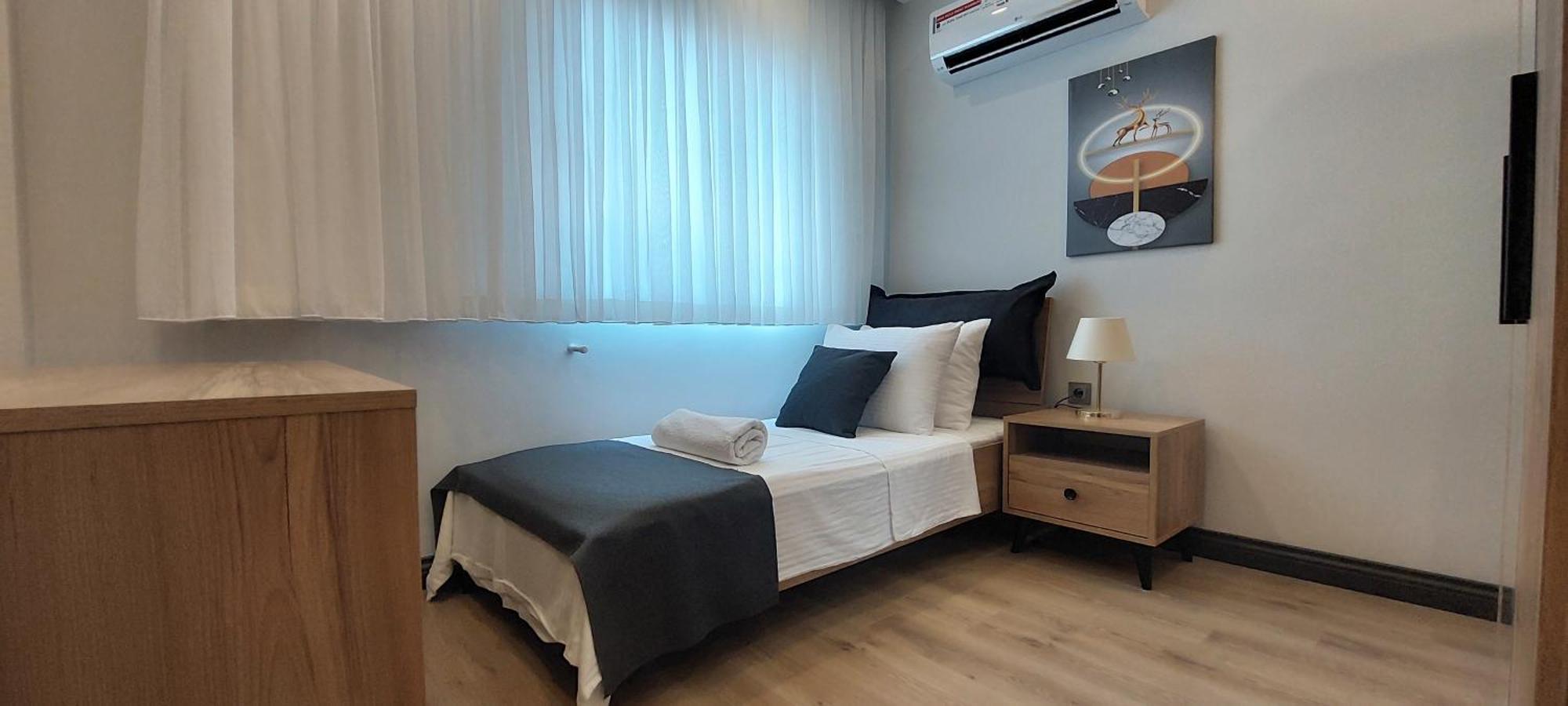 New Flat With Big Living Spaces 4 Near By Lara * Antalya