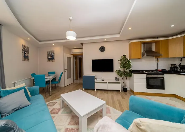 Convenient Flat With Balcony In Konyaalti