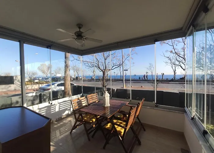 Sea & Sunset View Flat With Garden In Lara Antalya