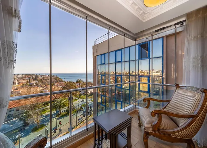 Lovely Flat With Sea View Near Beach In Muratpasa