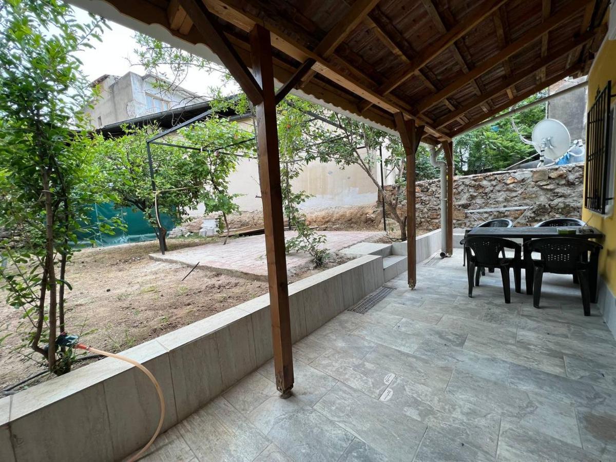 A New House With Garden In Center *