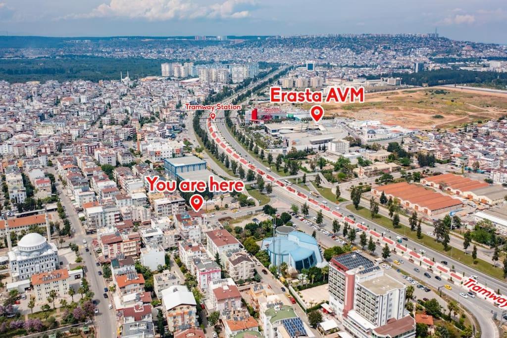 Daire Erasta Avm 2dk Konyaalti Plaji 3km Genis Daire'16' *