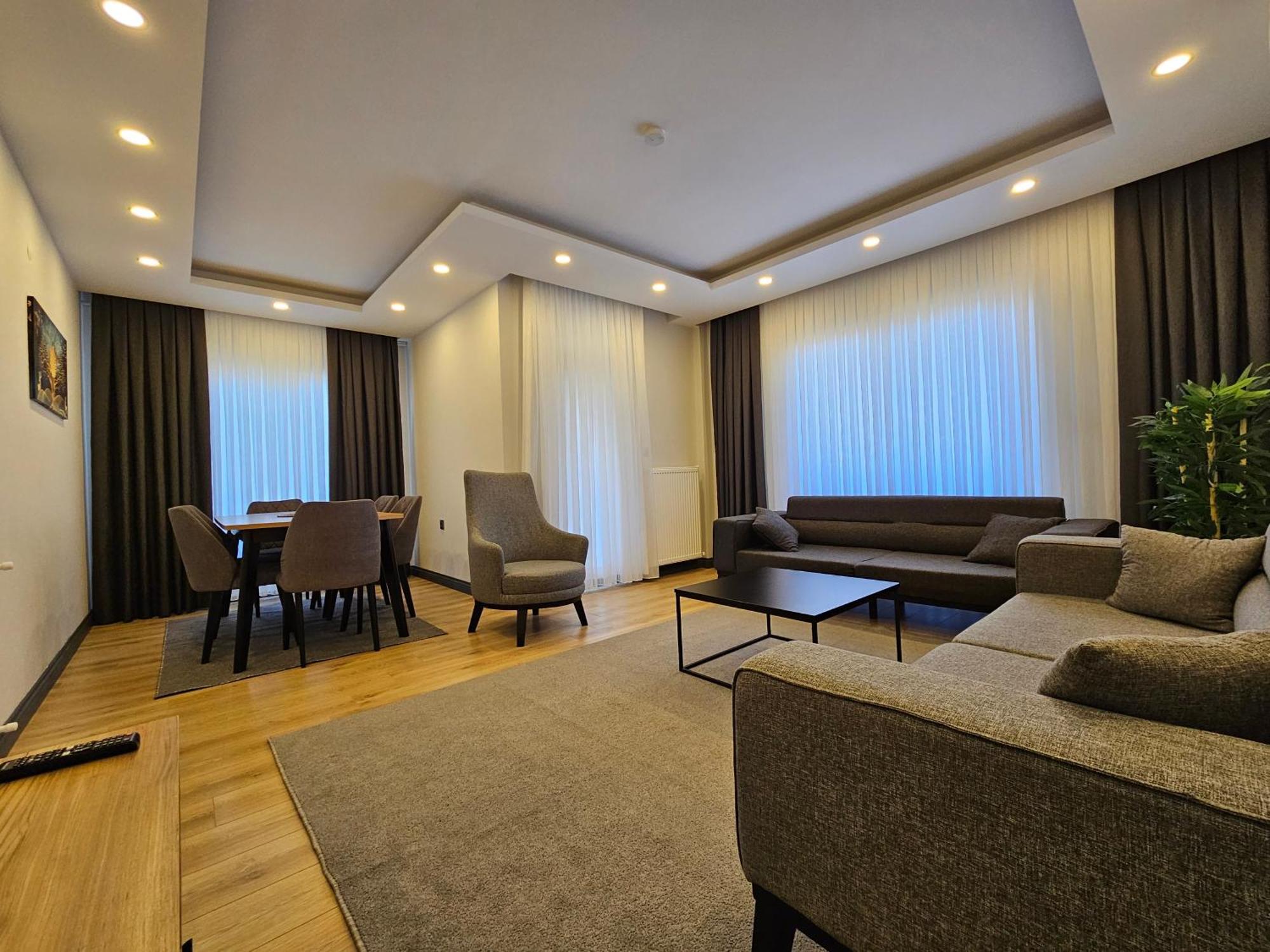 New Flat With Big Living Spaces 2-5 Near By Lara Appartement Antalya