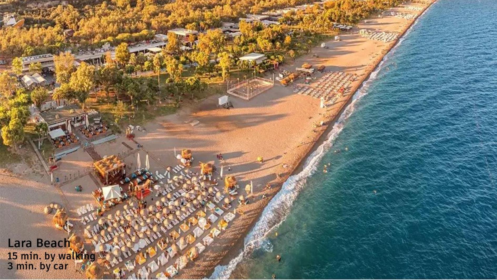 New Flat&large Living Space 2-2 Near By Lara Apartment Antalya